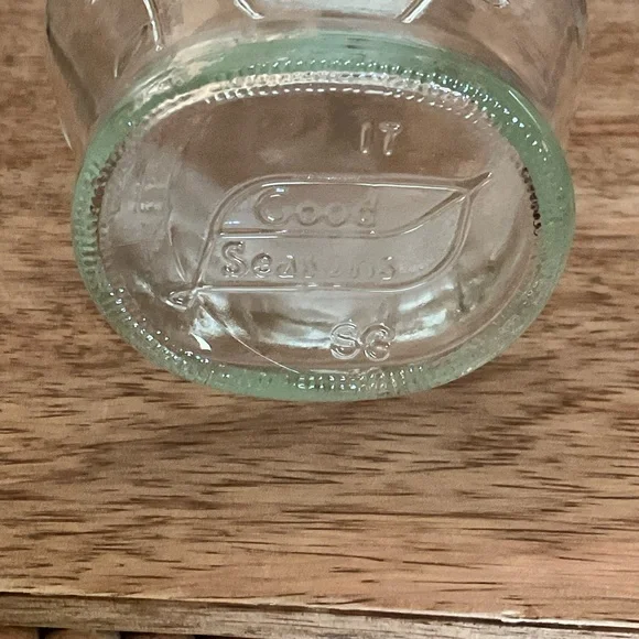 Vintage Good Seasons Glass Cruet Vine Pattern - Picture 6 of 12